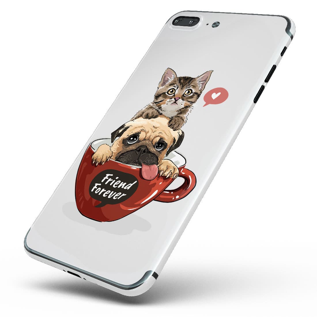 Кейс за телефон - Dog and cat