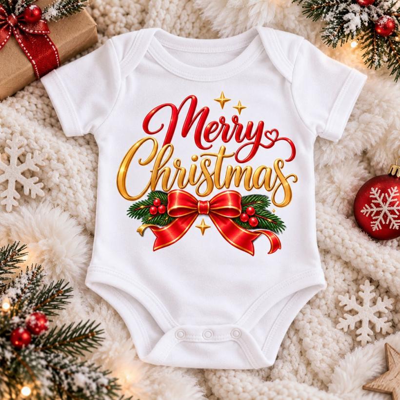 Бебешко боди - Merry Christmas