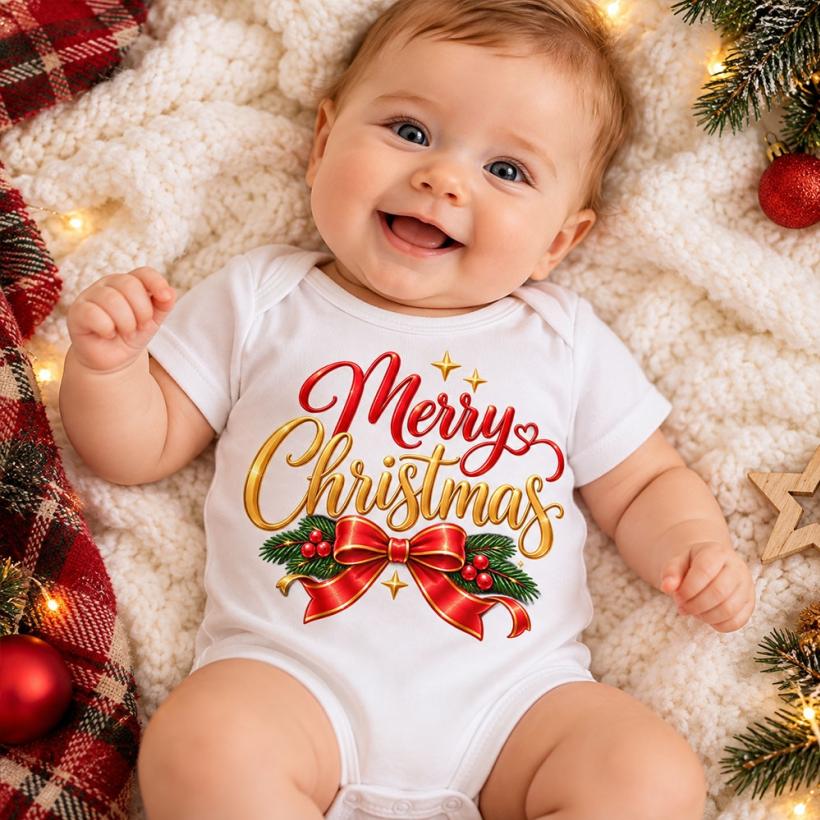 Бебешко боди - Merry Christmas
