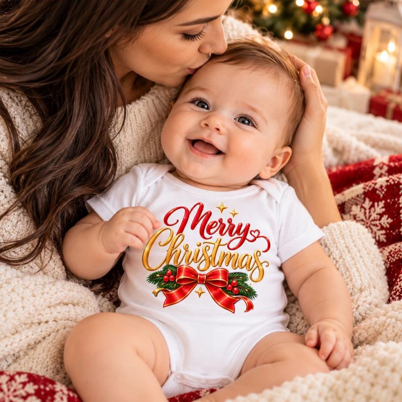 Бебешко боди - Merry Christmas