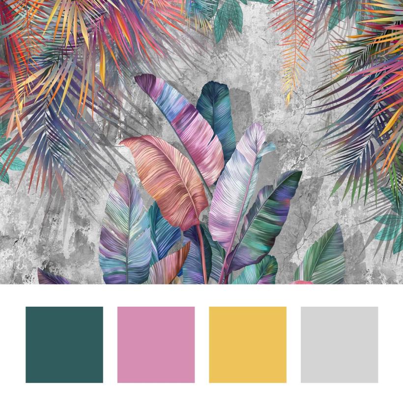 Фототапет -  Multicolor leaves 