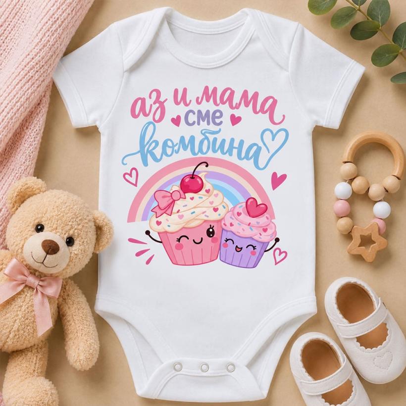 Бебешко боди - С мама сме комбина