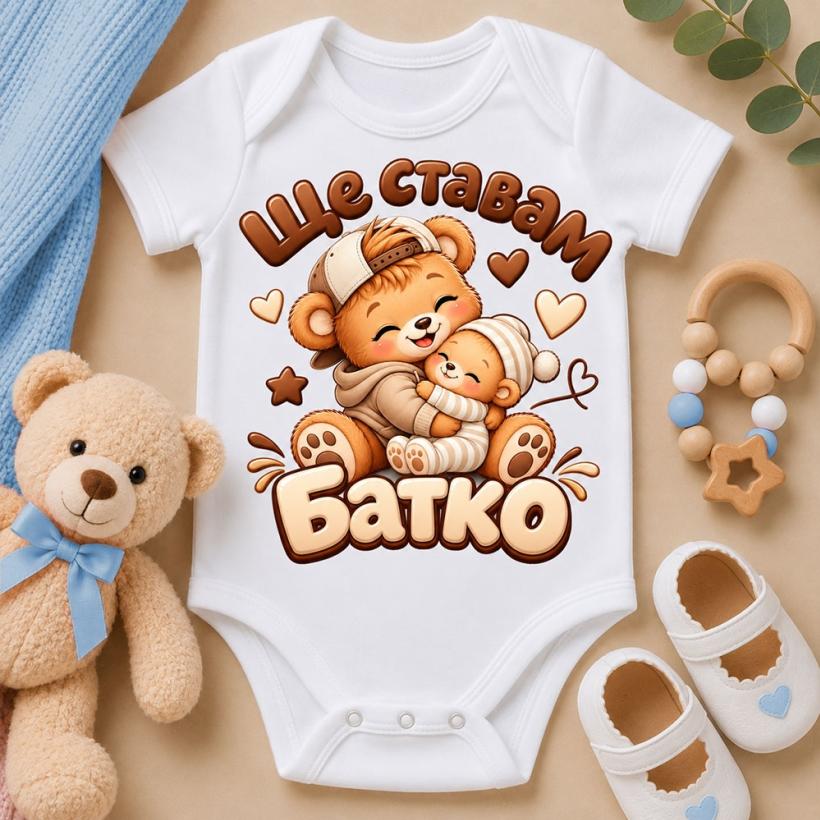 Бебешко боди - Ще ставам батко