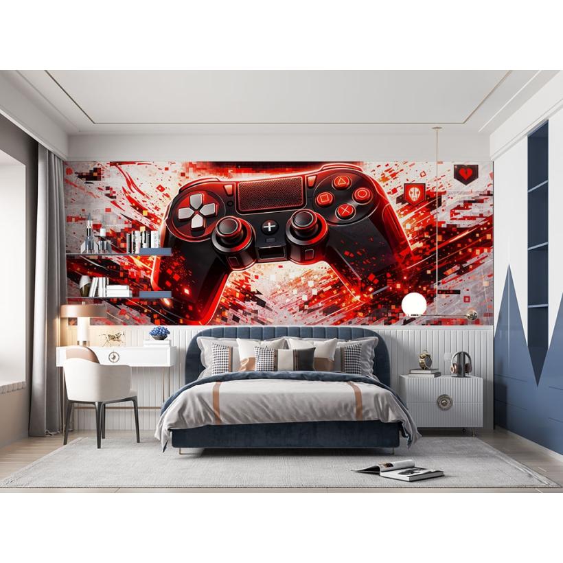 Фототапет геймърски дизайн Game Time
