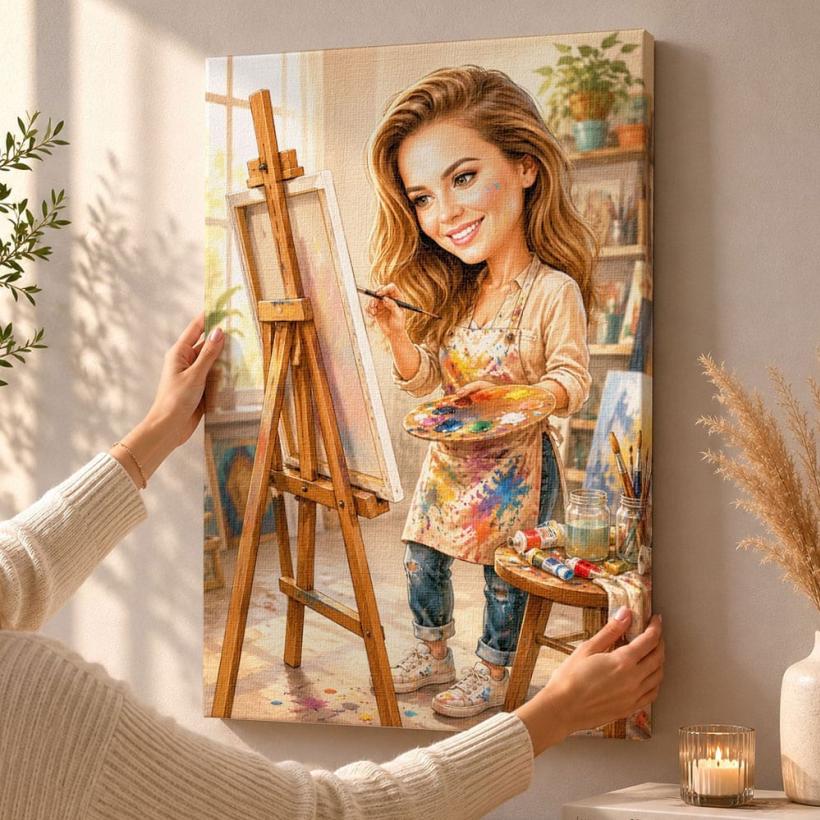Карикатура за артистка