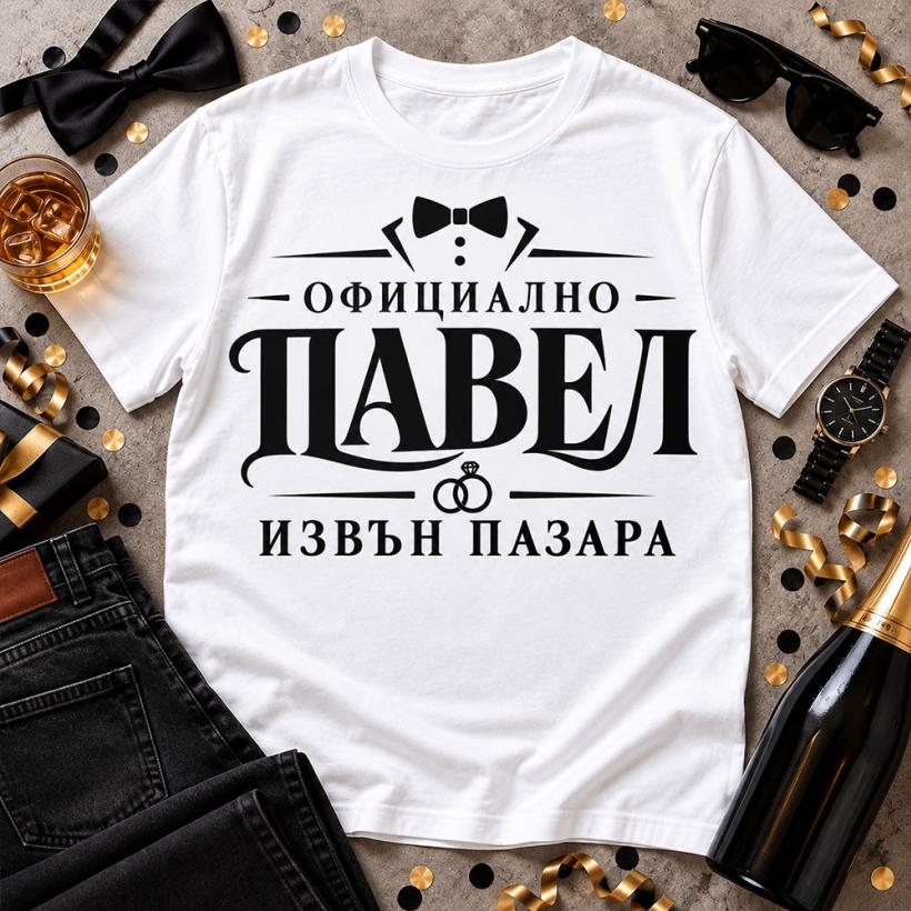 Мъжка тениска Официално извън пазара