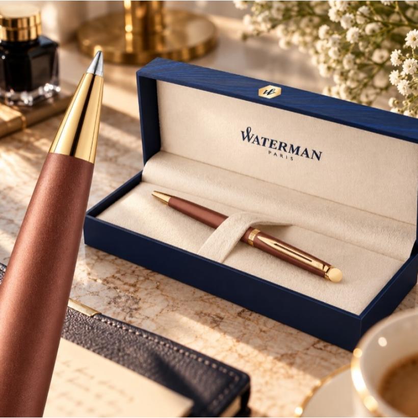 Химикалка Waterman Hémisphère Understated Copper Red GT