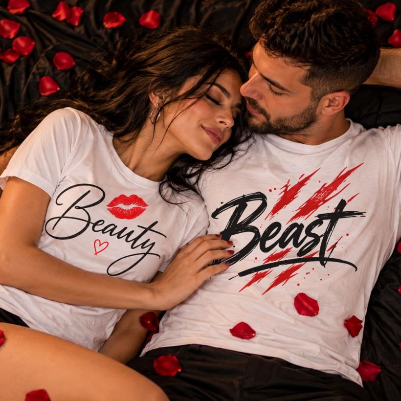 Комплект Тениски - Beauty & Beast