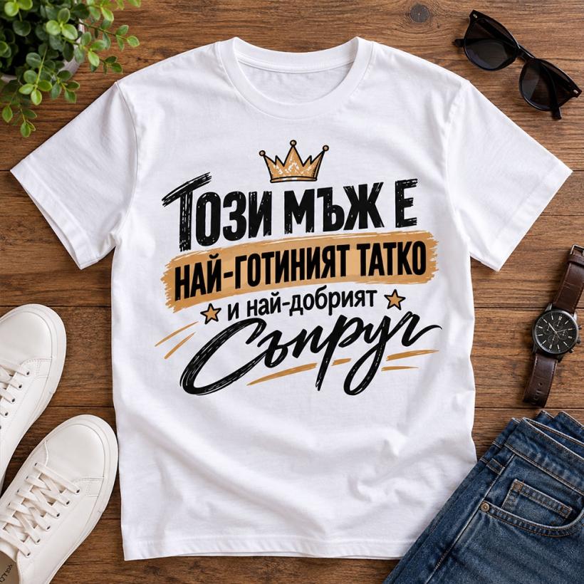 Тениска Този мъж е най-готиният татко