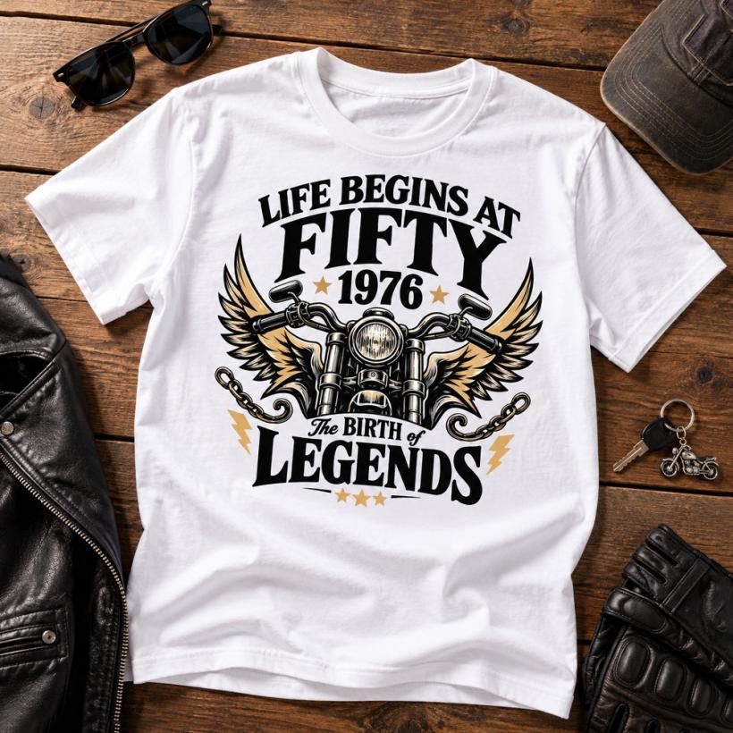 Тениска с печат - Life begins at