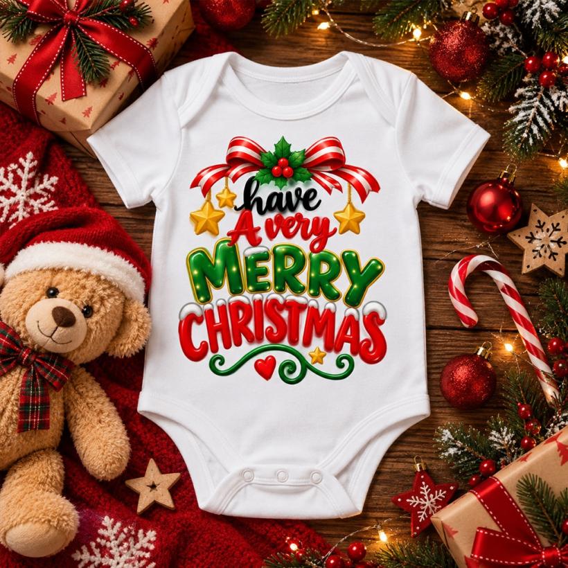 Бебешко боди - Have a very Merry Christmas