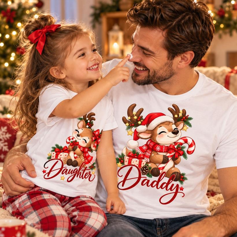 Комплект Тениска + Боди - Daddy and Doughter