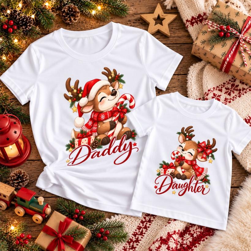 Комплект Тениска + Боди - Daddy and Doughter