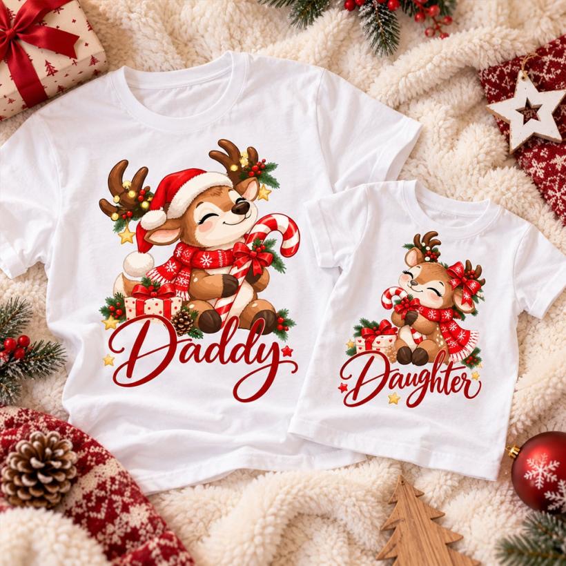 Комплект Тениска + Боди - Daddy and Doughter