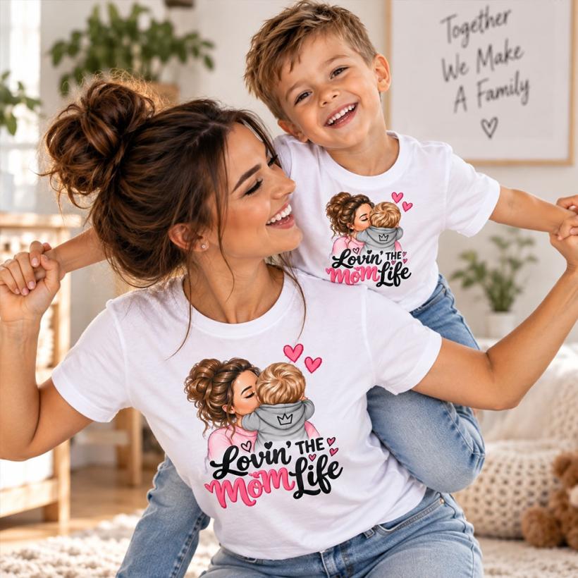 Комплект тениски - Lovin the mom life