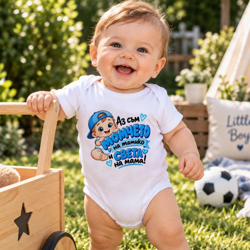 Бебешко боди - Момчето на татко и света на мама