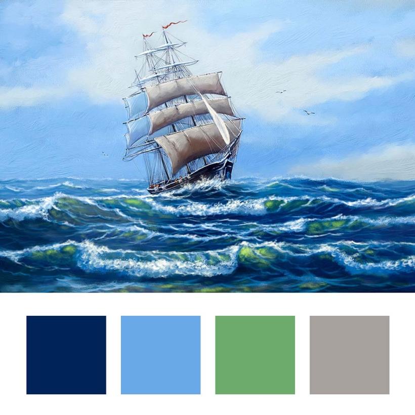 Фототапет Кораб в морето