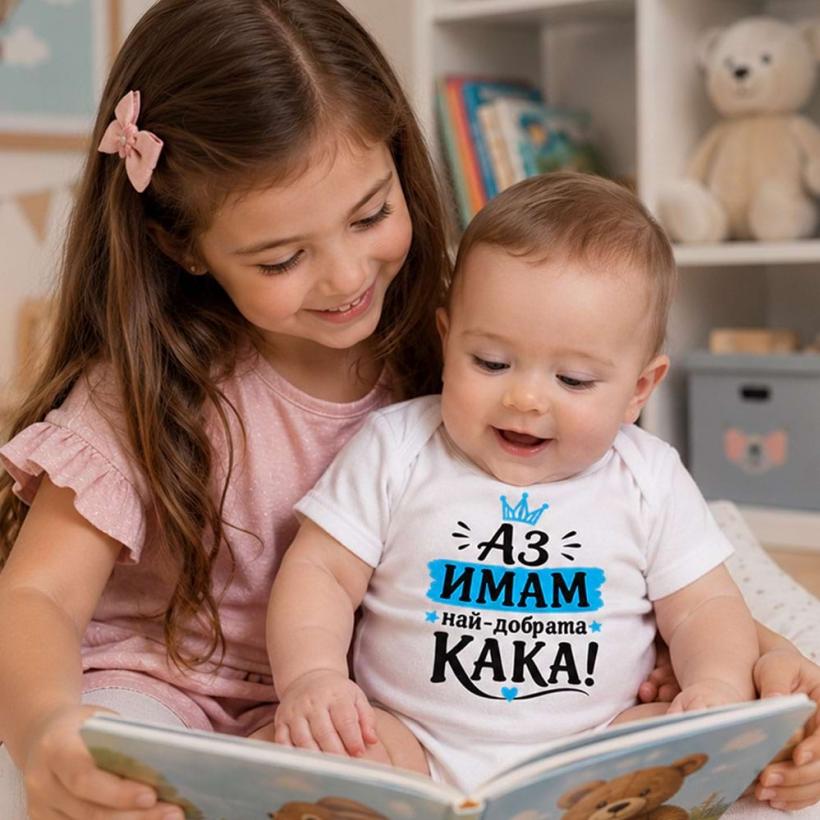 Бебешко боди - Аз имам най - добрата Кака